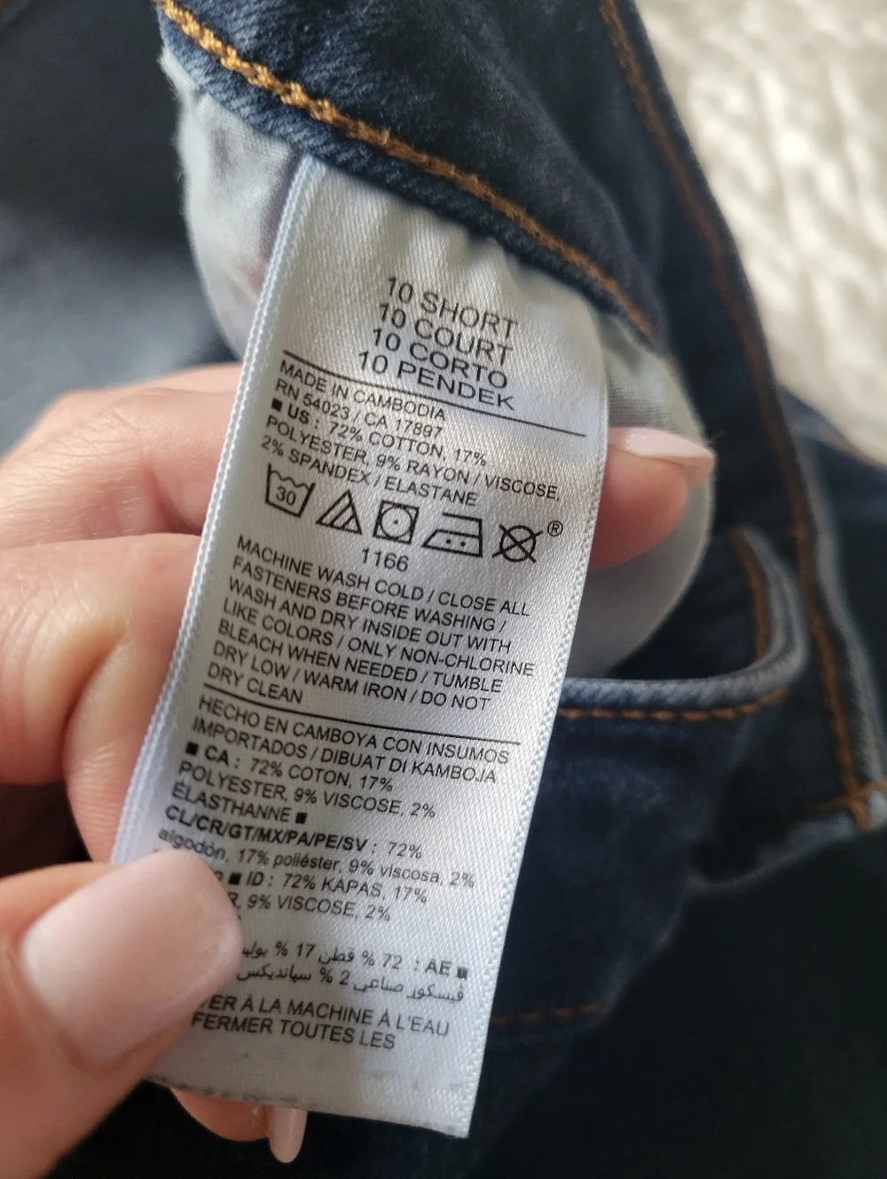 Old Navy Rockstar Super Skinny Jeans Dark Wash Mid Rise Size 10 Short Clean Girl - Picture 4 of 5